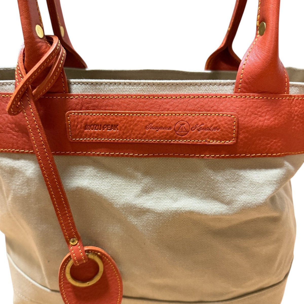 画像18: アーミーダックトラディショナルトート（サンドベージュ）選べるレザーハンドル１２色 (18)