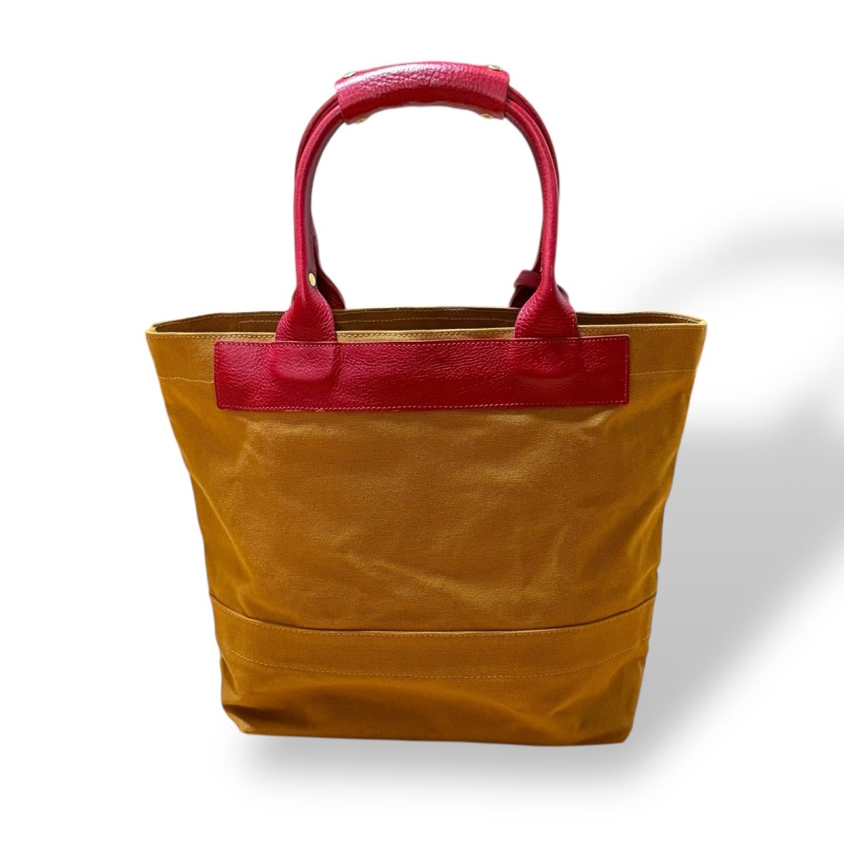 画像24: アーミーダックトラディショナルトート（キャメル）選べるレザーハンドル１２色 (24)