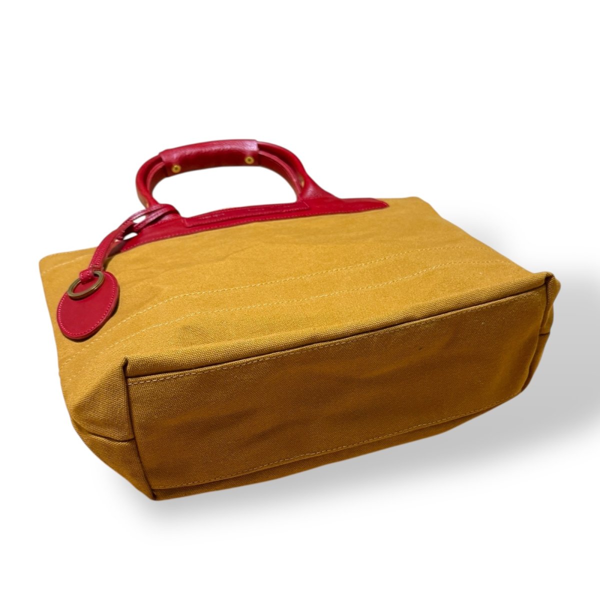 画像18: アーミーダックトラディショナルトート（キャメル）選べるレザーハンドル１２色 (18)