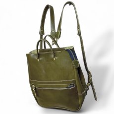 画像3: 4カラー/栃木オイルレザー2wayリュックPARTIRE（送料無料） (3)