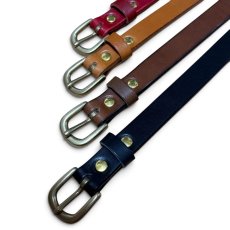 画像3: サイズオーダー/Heritage Raw 20 /ヘリテージロウ20mm幅ベルト/栃木レザー/オイルプルアップ/メンズ/レディース (3)