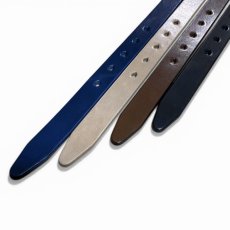 画像9: CLASSIC MILITARY BELT  24 /クラシックミリタリーベルト24mm幅ベルト/栃木レザー/サドルレザー/メンズ/レディース (9)