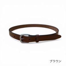 画像5: CLASSIC MILITARY BELT  24 /クラシックミリタリーベルト24mm幅ベルト/栃木レザー/サドルレザー/メンズ/レディース (5)