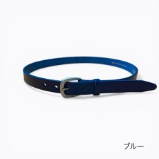 画像7: CLASSIC MILITARY BELT  24 /クラシックミリタリーベルト24mm幅ベルト/栃木レザー/サドルレザー/メンズ/レディース (7)