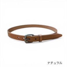 画像6: CLASSIC MILITARY BELT  24 /クラシックミリタリーベルト24mm幅ベルト/栃木レザー/サドルレザー/メンズ/レディース (6)