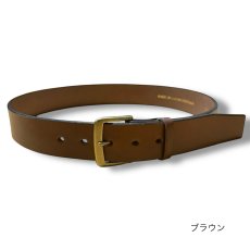 画像3: Classic Raw 40 /クラシックロウ40mm幅ベルト/栃木レザー/サドルレザー/メンズ/レディース (3)