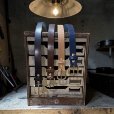 画像1: Classic Raw 24 /クラシックロウ24mm幅ベルト/栃木レザー/サドルレザー/メンズ/レディース (1)