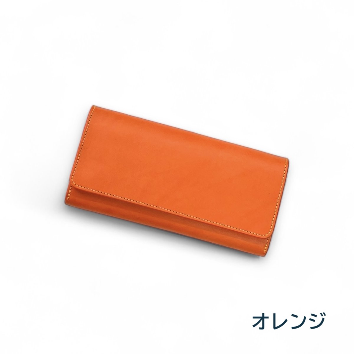 画像6: 10カラー/国産ヌメ革ロングウォレット/（送料無料） (6)