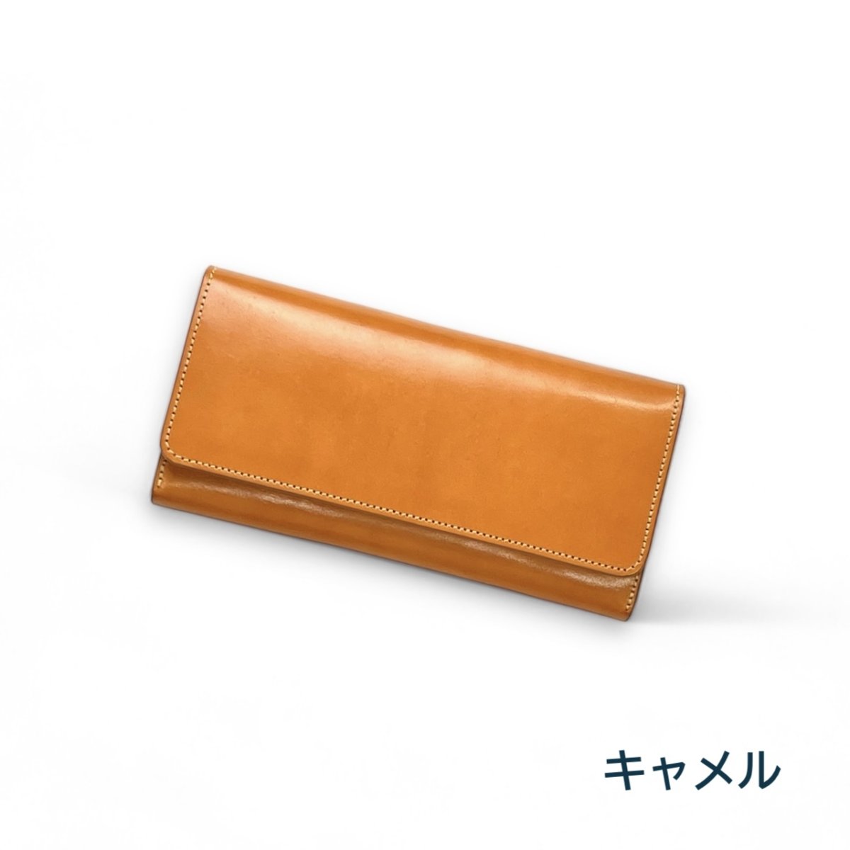 画像4: 10カラー/国産ヌメ革ロングウォレット/（送料無料） (4)