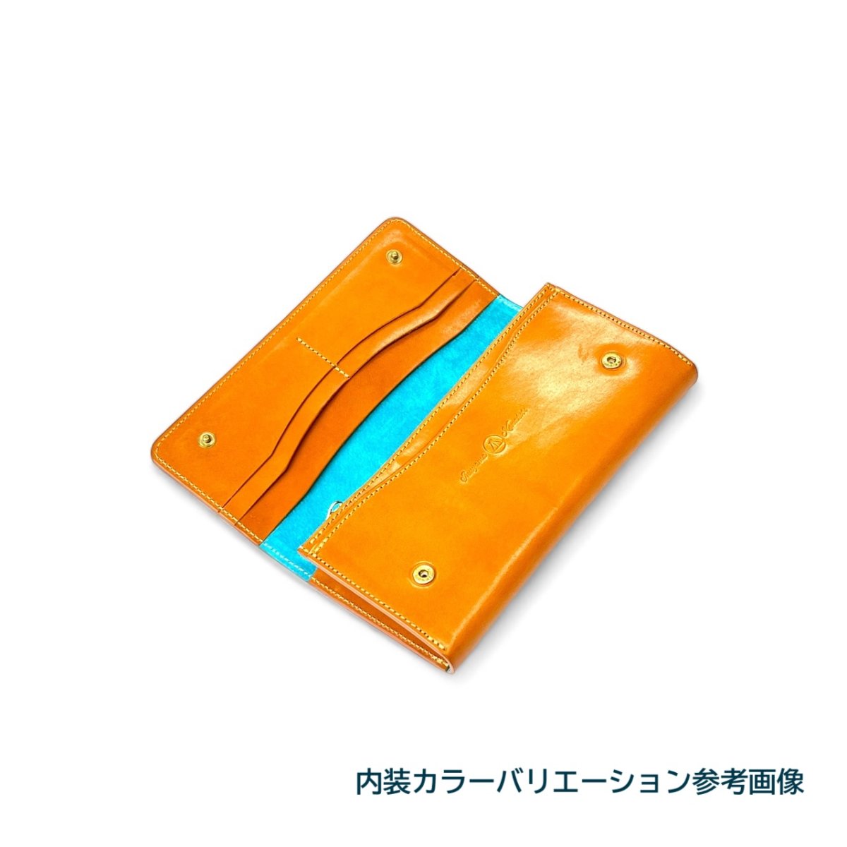 画像18: 10カラー/国産ヌメ革ロングウォレット/（送料無料） (18)