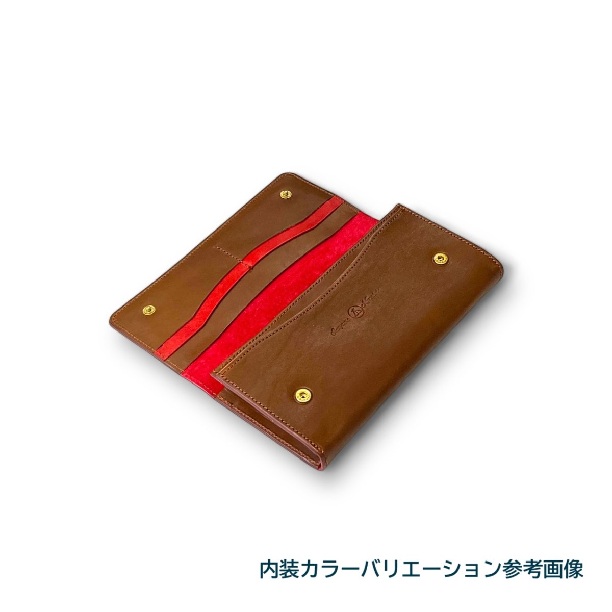 画像16: 10カラー/国産ヌメ革ロングウォレット/（送料無料） (16)