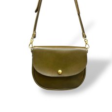 画像3: 4カラー/栃木オイルプルアップレザー/OLCOショルダーバッグ（送料無料） (3)