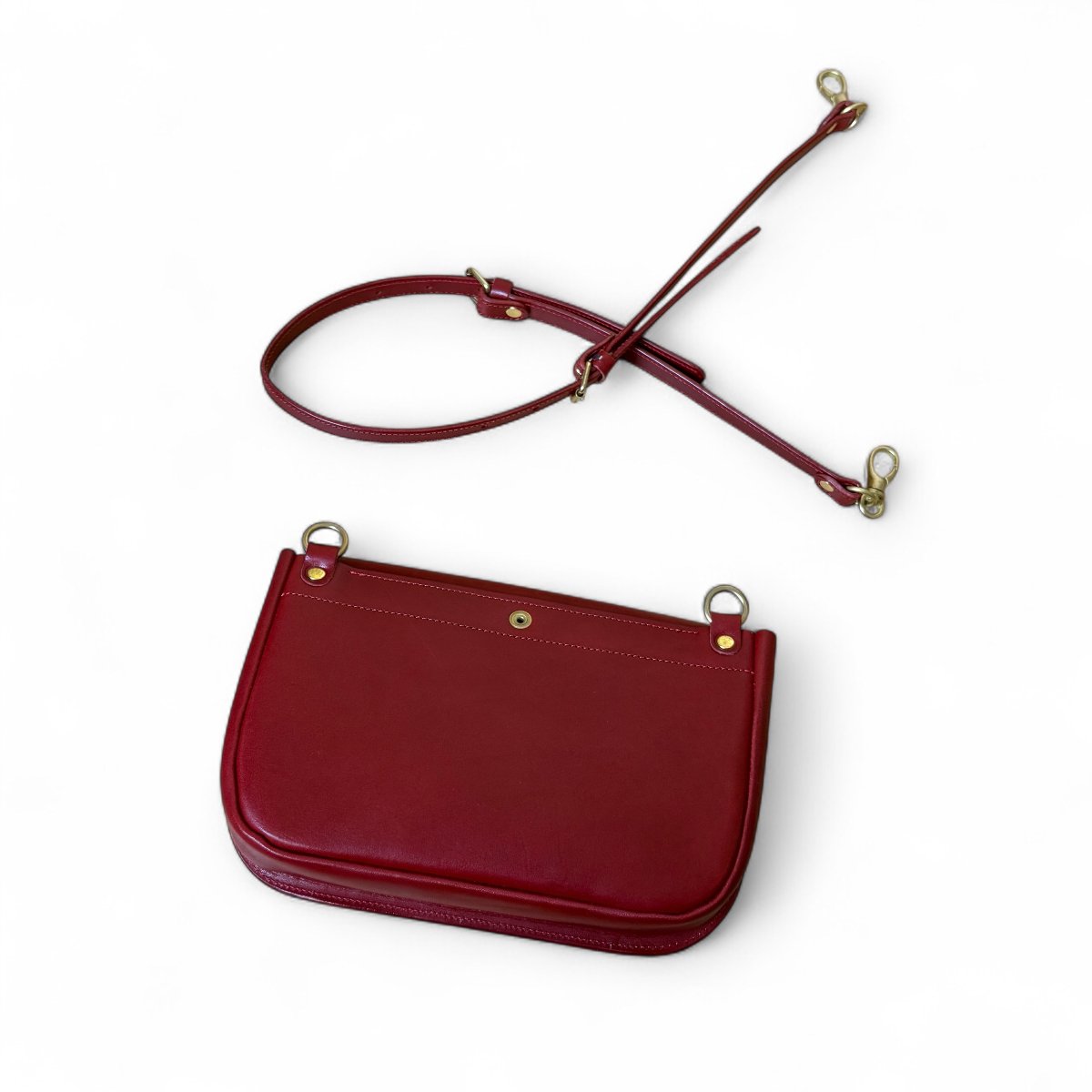 画像19: 5カラー/栃木オイルレザー/パーテーションショルダーバッグ/(送料無料) (19)