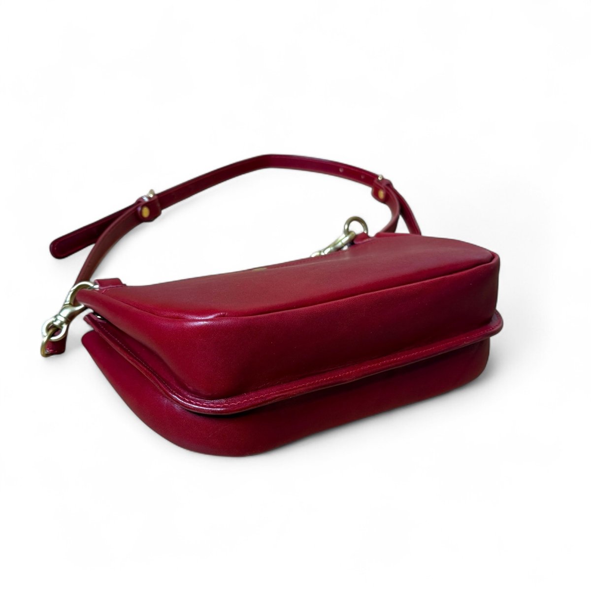 画像13: 5カラー/栃木オイルレザー/パーテーションショルダーバッグ/(送料無料) (13)