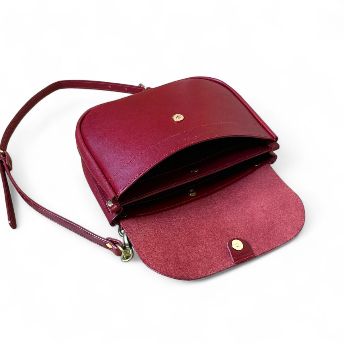 画像14: 5カラー/栃木オイルレザー/パーテーションショルダーバッグ/(送料無料) (14)