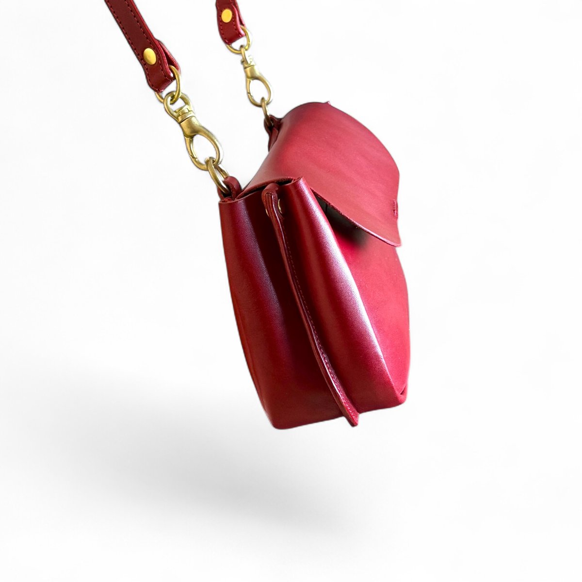 画像12: 5カラー/栃木オイルレザー/パーテーションショルダーバッグ/(送料無料) (12)