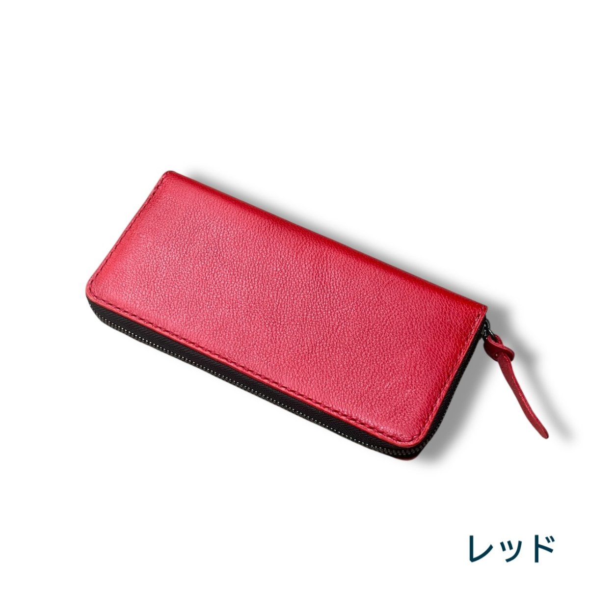 画像12: ラウンドファスナーロングウォレット／イタリア産アリゾナレザー（送料無料） (12)