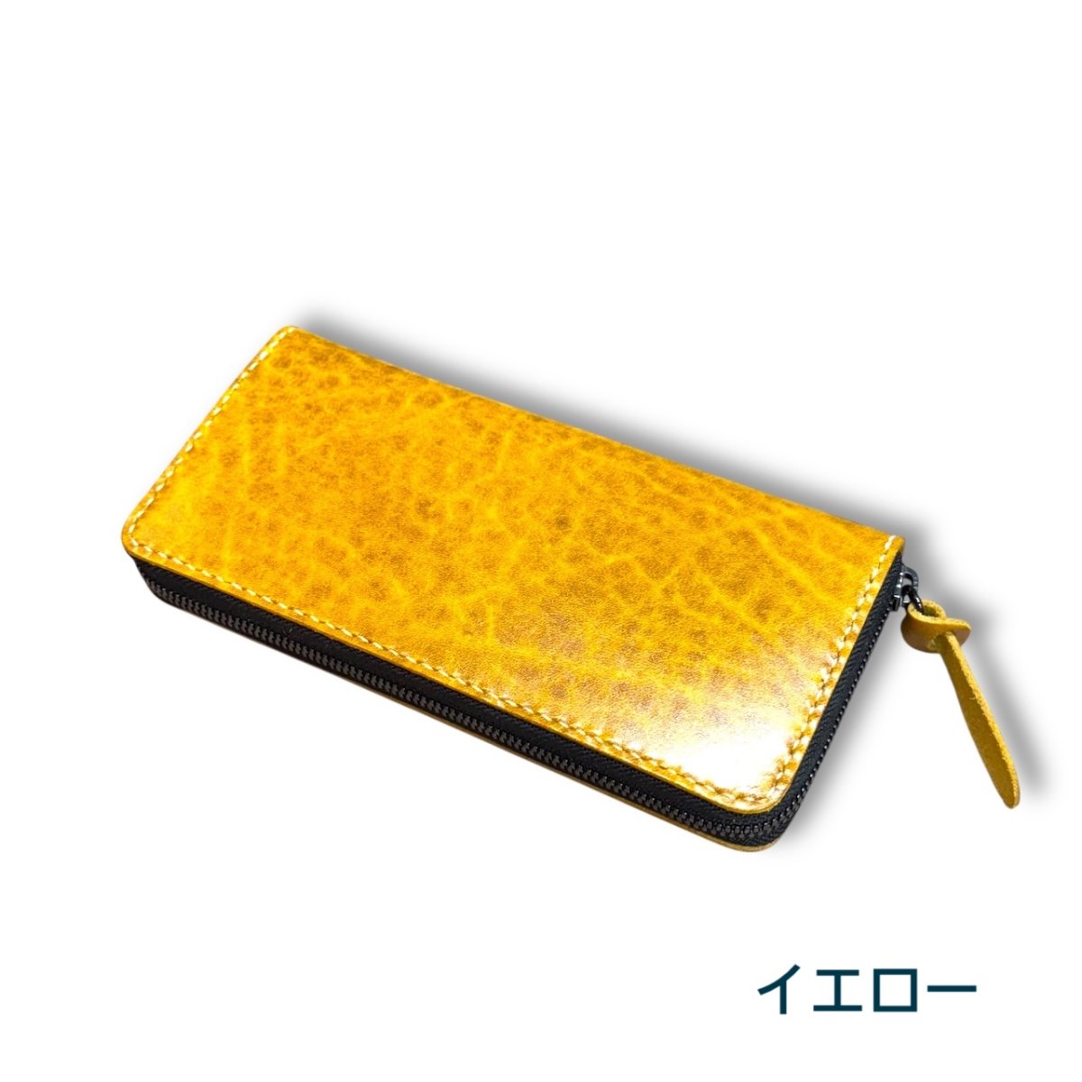 画像5: ラウンドファスナーロングウォレット／ベルギー産ルガトショルダーレザー（送料無料） (5)