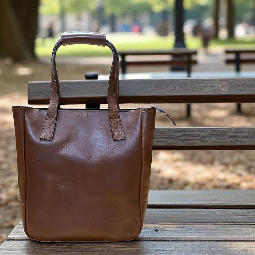 画像14: 5カラー/栃木オイルレザーOld Heritage Totebag（送料無料） (14)