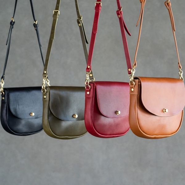 4カラー/栃木オイルプルアップレザー/OLCOショルダーバッグ（送料無料）